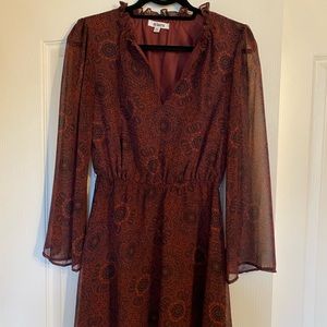 Beautiful BB Dakota Sheer Sleeve Dress